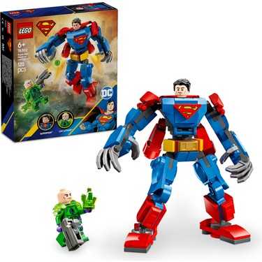 LEGO LEGO® DC Batman™ Superman™ Robotu, Lex Luthor™’a Karşı 76302 - 6 Yaş & Üzeri Çocuklar için Oyuncak fiyatı ve görseli