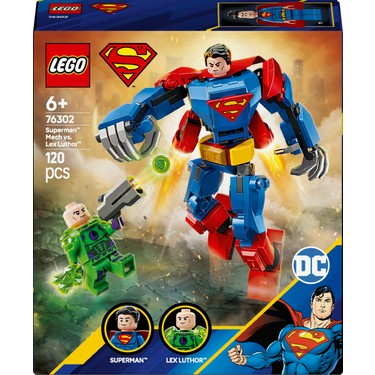 LEGO LEGO® DC Batman™ Superman™ Robotu, Lex Luthor™’a Karşı 76302 - 6 Yaş & Üzeri Çocuklar için Oyuncak — 3. ürün görseli