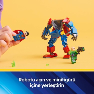LEGO LEGO® DC Batman™ Superman™ Robotu, Lex Luthor™’a Karşı 76302 - 6 Yaş & Üzeri Çocuklar için Oyuncak — 6. ürün görseli