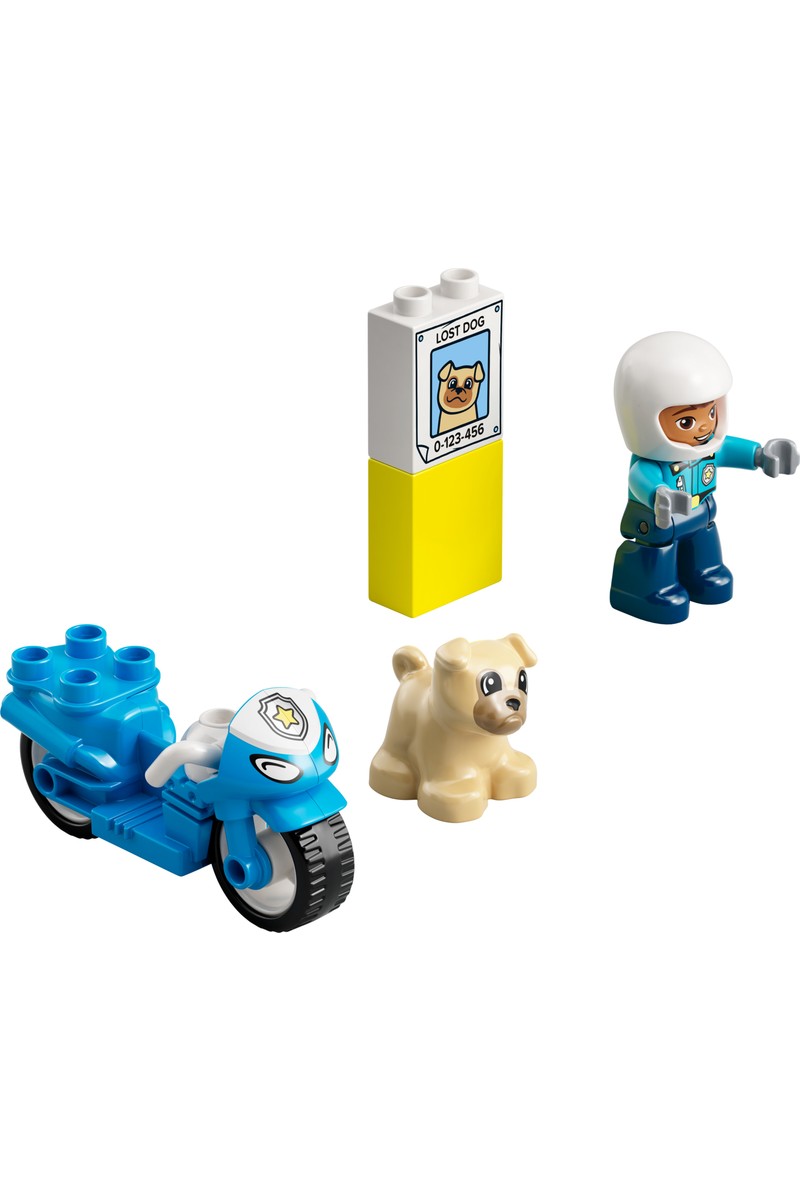 LEGO LEGO ® DUPLO® Polis Motosikleti 10967 - 2 Yaş & Üzeri Çocuklar için Eğitici Oyuncak Yapım Seti (5 Parça) — 2. ürün görseli