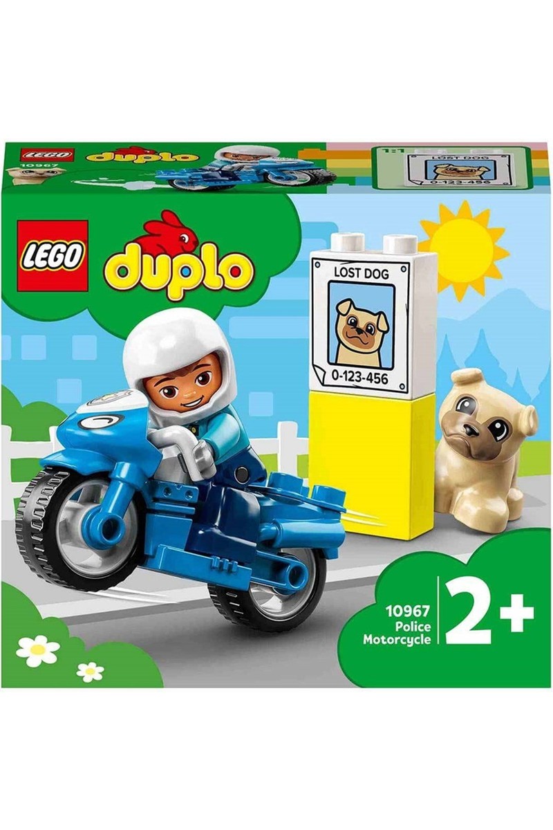 LEGO LEGO ® DUPLO® Polis Motosikleti 10967 - 2 Yaş & Üzeri Çocuklar için Eğitici Oyuncak Yapım Seti (5 Parça) — 3. ürün görseli