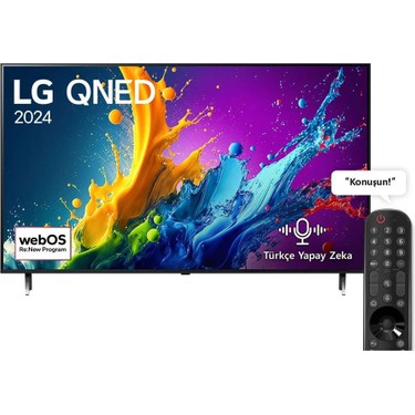 LG LG 55QNED80T 55" 139 Ekran 4K Ultra HD Smart QNED LED TV ile Üstün Görüntü Kalitesi fiyatı ve görseli