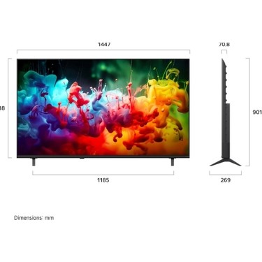 LG Lg 65QNED7EB3C 4K Ultra Hd 65" 165 Ekran Uydu Alıcılı Webos Smart Qned Mini LED — 2. ürün görseli
