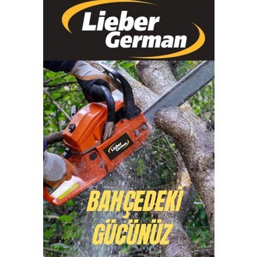 Lieber German Lieber German MSC-230 Benzinli Profesyonel Çift Egzozlu 11 Hp 62 cc Benzinli Ağaç Dal Kesim Bıçkı — 4. ürün görseli