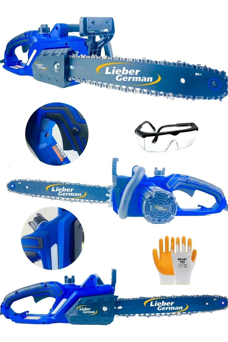 Lieber German Lieber German Teknoloji 2400 Watt Elekrikli Testere Ağaç Odun Kesim Bıçkı Orman Motoru 40 cm — 4. ürün görseli
