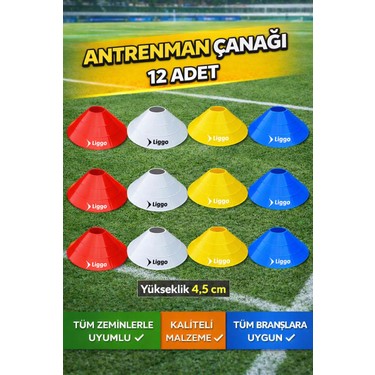 Liggo Liggo Antrenman Seti 4m Merdiven 12li Huni 12li Çanak 12li Koordinasyon Çemberi Spor Eğitim — 4. ürün görseli