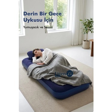 Livenzi Livenzi Nature Tek Kişilik Şişme Yatak & Yastık (191 × 76 × 22 — 2. ürün görseli
