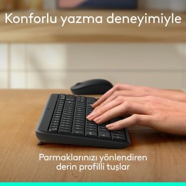 Logitech Logitech K250 Kablosuz Türkçe Klavye - Bluetooth Bağlantılı Kompakt Tasarım ile Ev Ofis — 3. ürün görseli