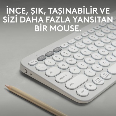 Logitech Logitech K380s Pebble Keys 2 Çoklu Cihaz Özellikli Bluetooth Türkçe Q Klavye - — 2. ürün görseli