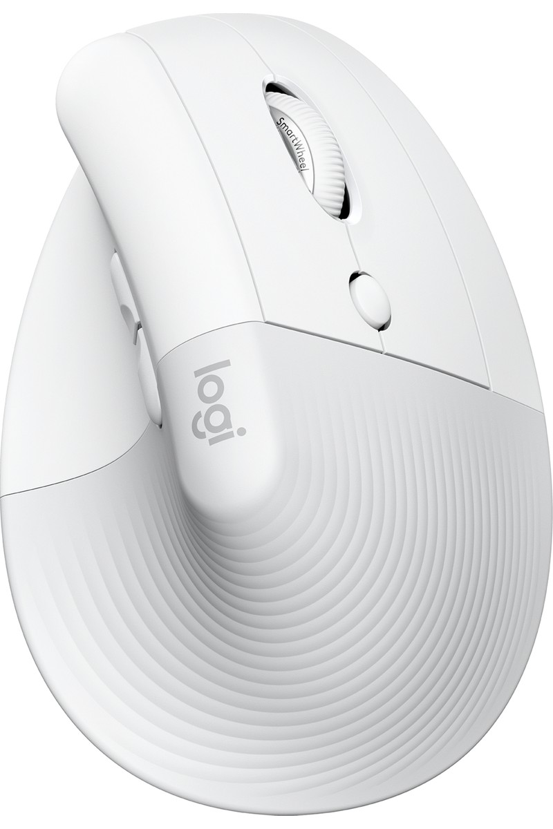 Logitech Lift Sessiz Kablosuz Ergonomik Dikey Mouse - Beyaz