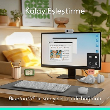 Logitech Logitech Logıtech MK250 Kablosuz Bluetooth Kablosuz Klavye ve Mouse Seti — 3. ürün görseli
