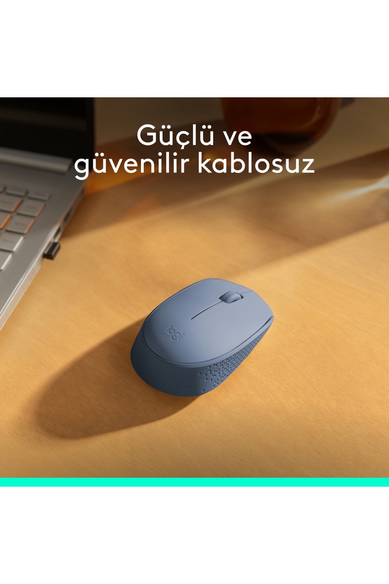 Logitech Logitech M171 USB Alıcılı Kablosuz Kompakt Mouse - Açık Mavi — 2. ürün görseli