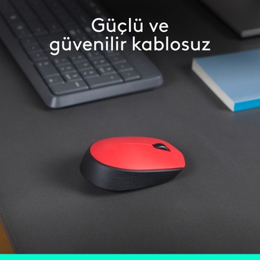 Logitech Logitech M171 USB Kırmızı Kablosuz — 2. ürün görseli