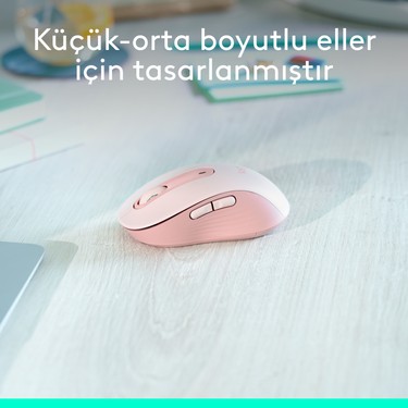 Logitech Logitech Signature M650 Küçük ve Orta Boy Sağ El Için Sessiz Kablosuz Mouse - — 3. ürün görseli