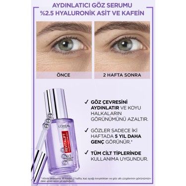 L'Oréal Paris L'Oréal Paris Revitalift Filler Göz Çevresi Göz Serumu — 4. ürün görseli
