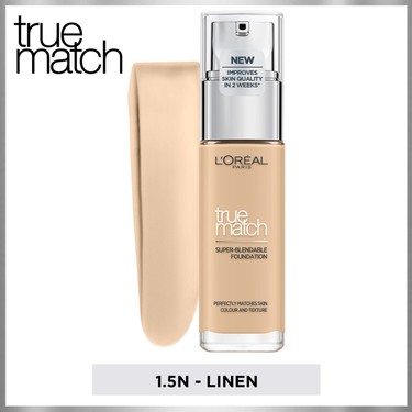 L'Oréal Paris L'Oréal Paris True Match Bakım Yapan Fondöten - 1.5N Nötr Alt Ton — 4. ürün görseli