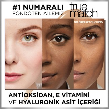 L'Oréal Paris L'Oréal Paris True Match Bakım Yapan Fondöten - 1.5N Nötr Alt Ton — 5. ürün görseli