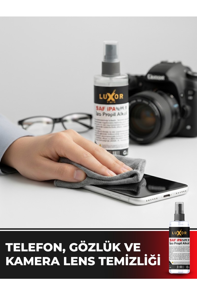 Luxor Luxor Kimya İzopropil Alkol %99.9 Saf İpa Yüzey Temizleyici 195 ml — 2. ürün görseli