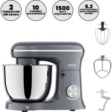 Lydsto Lydsto Kitchen Helper PV-4700 1500W-5.2 Litre -10 Kademe Hız Ayarı Stand Mikser Hamur Yoğurma fiyatı ve görseli