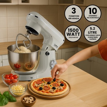 Lydsto Lydsto Kitchen Helper PV-4700 1500W-5.2 Litre -10 Kademe Hız Ayarı Stand Mikser Hamur Yoğurma — 2. ürün görseli