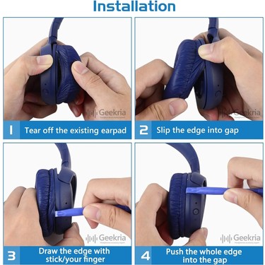 M.TK Moveteck Jbl ile Uyumlu Kulaklık Pedi Süngeri Tune T500BT 510BT 520BT T560BT T600 T450 460 JR300 310 — 4. ürün görseli