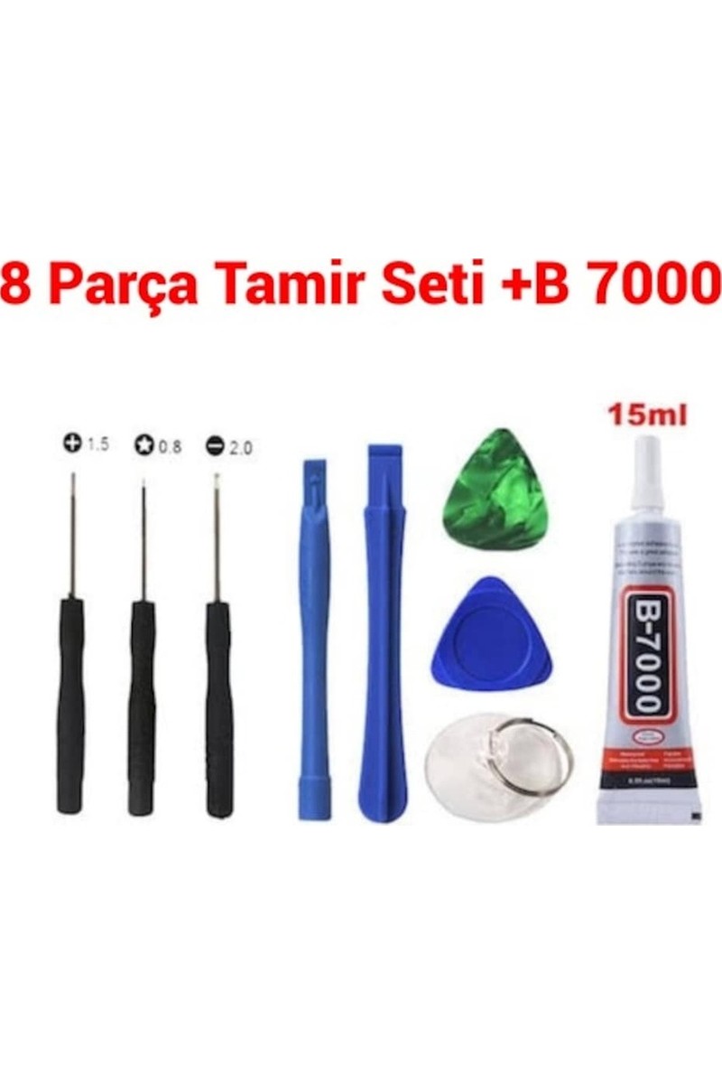 M21 Telefon Ekran Açma Seti Tamir Kiti + 8 Parça Sökme - Takım + B7000