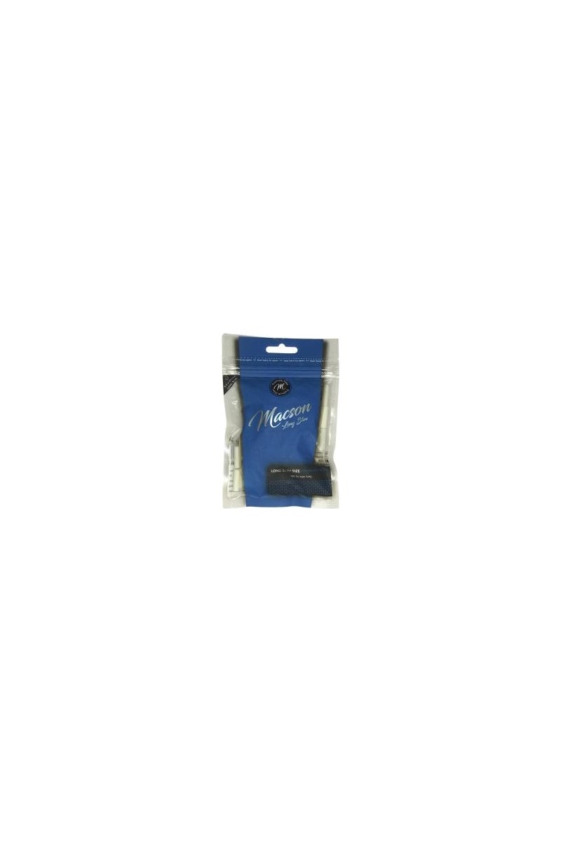 Macson Macson Long Slim 6 x 20 mm 10 Paket Mavi Renkli Sigara Tütün Sarma Filtresi Modeli (Hafif Mentollü) — 2. ürün görseli