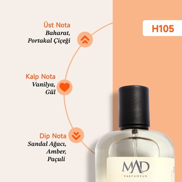 Mad Parfüm Mad Parfüm Mad H105 Selective 100 ml Kadın — 4. ürün görseli