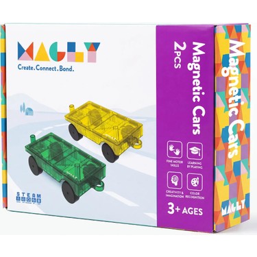 Magly Magly Magnetic Cars Manyetik Araç Oyun Seti - Manyetik Yapı Blokları Araba fiyatı ve görseli