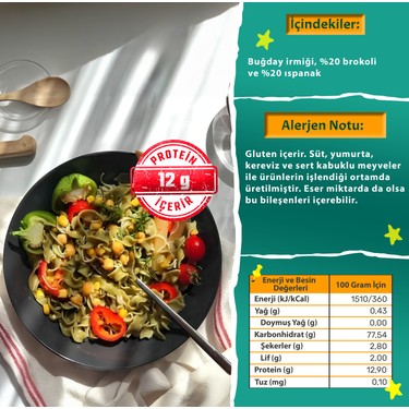 Makarna Lütfen Makarna Lütfen Brokoli ve Ispanaklı Makarna (200 — 2. ürün görseli