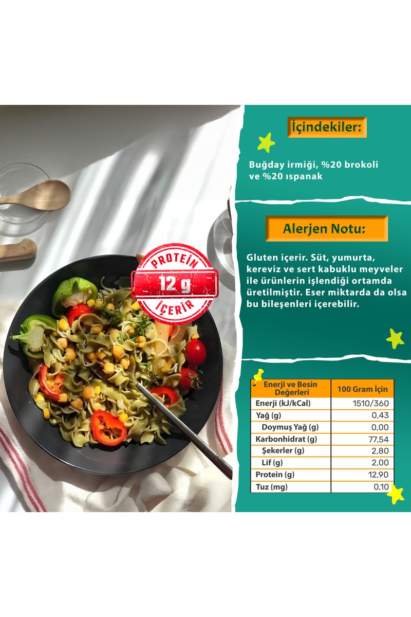 Makarna Lütfen Makarna Lütfen Brokoli ve Ispanaklı Makarna (200 — 6. ürün görseli