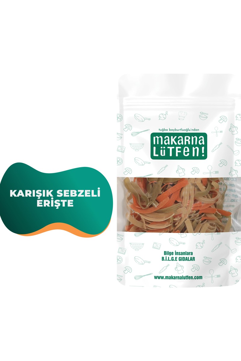 Makarna Lütfen Makarna Lütfen Karışık Sebzeli Erişte (+8 Ay-200 — 5. ürün görseli