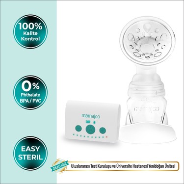 Mamajoo Mamajoo Elektrikli USB Tekli Göğüs Pompası 160 ml | 15 Kademe — 2. ürün görseli