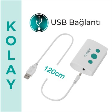 Mamajoo Mamajoo Elektrikli USB Tekli Göğüs Pompası 160 ml | 15 Kademe — 6. ürün görseli