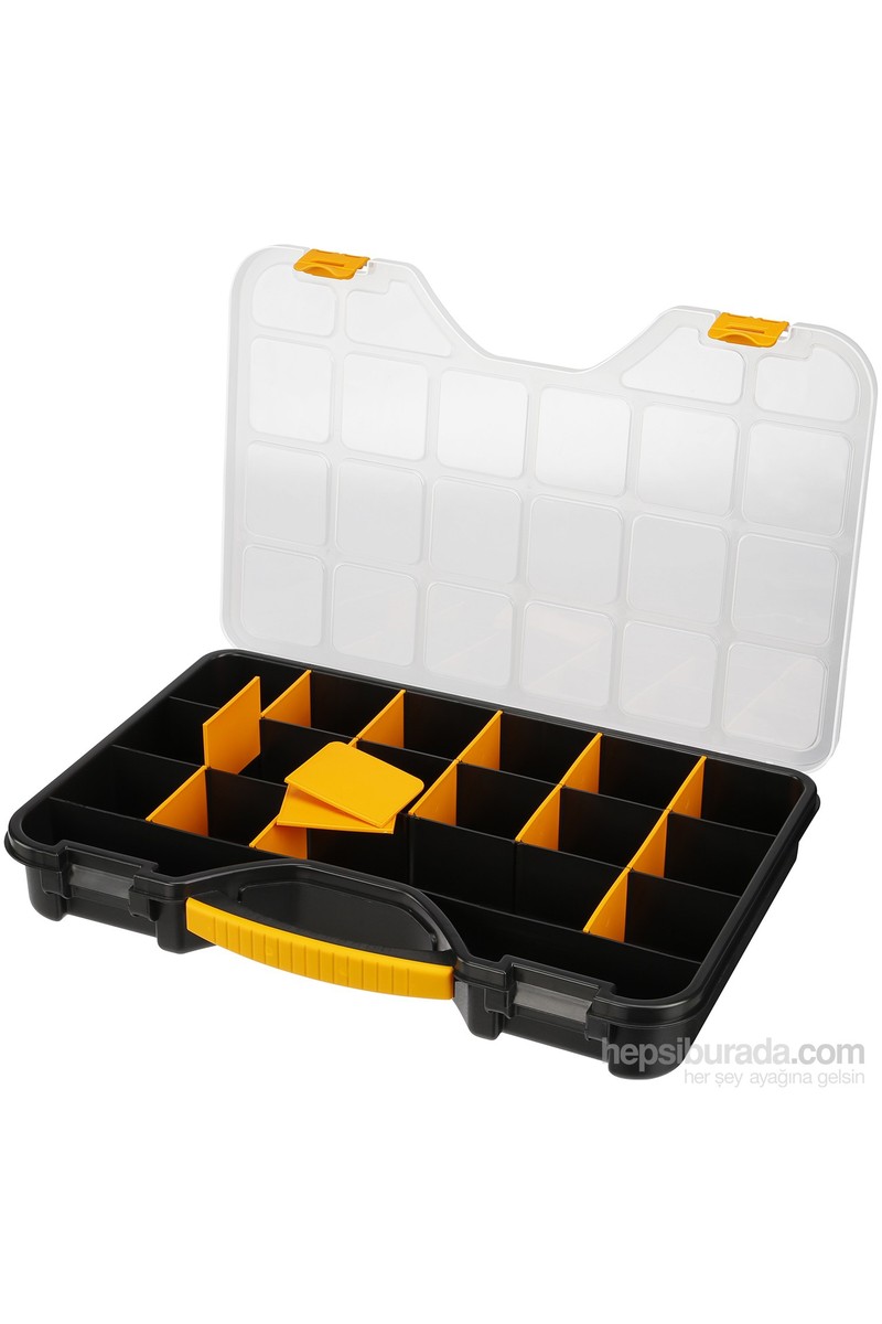 Mano Mano 24 Bölmeli Vida Organizer Takım Çantası Ergonomik Saplı 24 İnç Plastik Düzenleyici Kutu — 3. ürün görseli