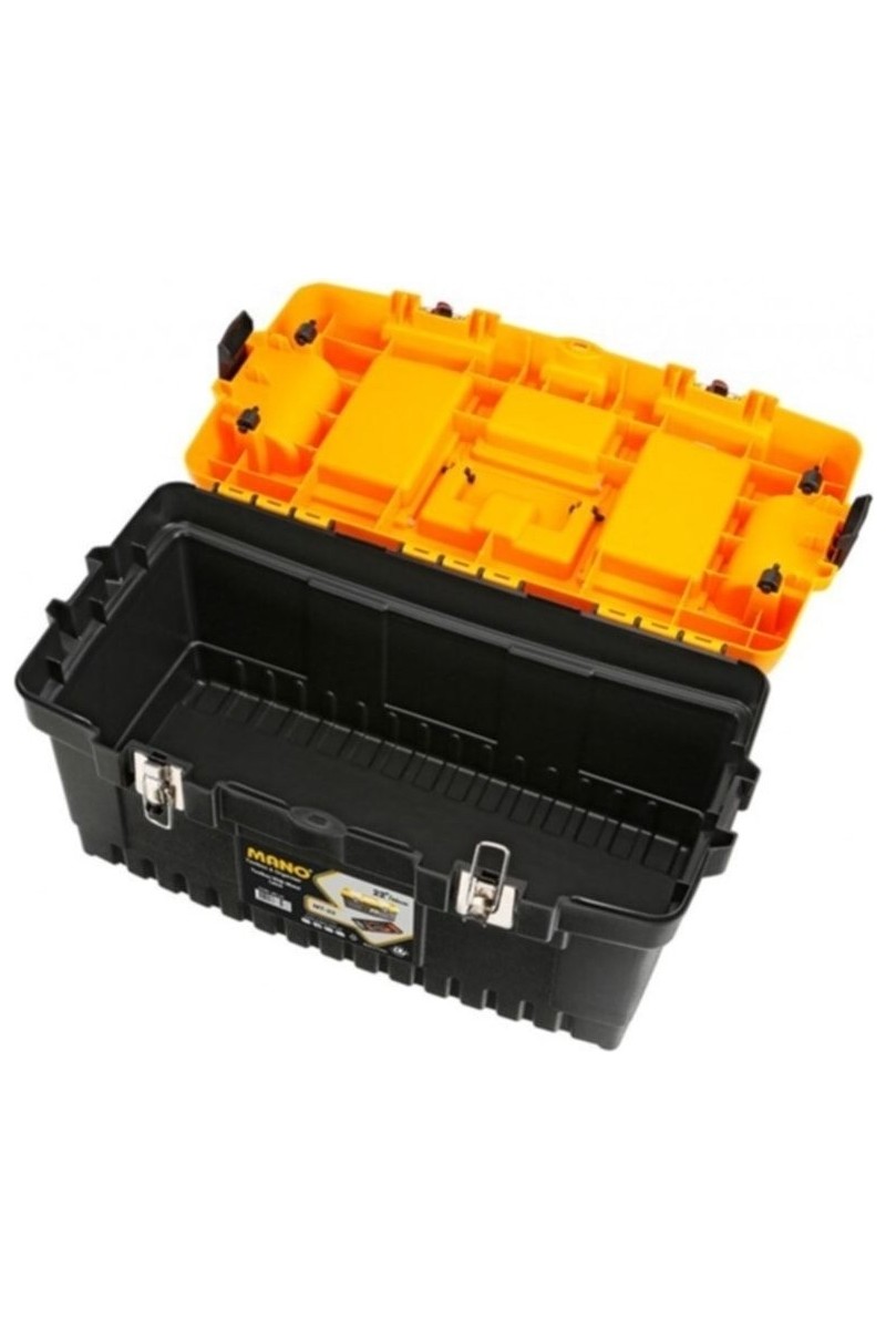 Mano Mano Mt-22 Metal Kilitli Takım Çantası 22’’ 2 Parça Siyah - Sarı Suya Dayanıklı ve Taşınabilir — 3. ürün görseli