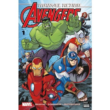 Marmara Çizgi Marmara Çizgi Marvel Action Avengers Sayı 1 Delilah S. Dawson Ciltsiz 24 Sayfa Türkçe Yayın fiyatı ve görseli