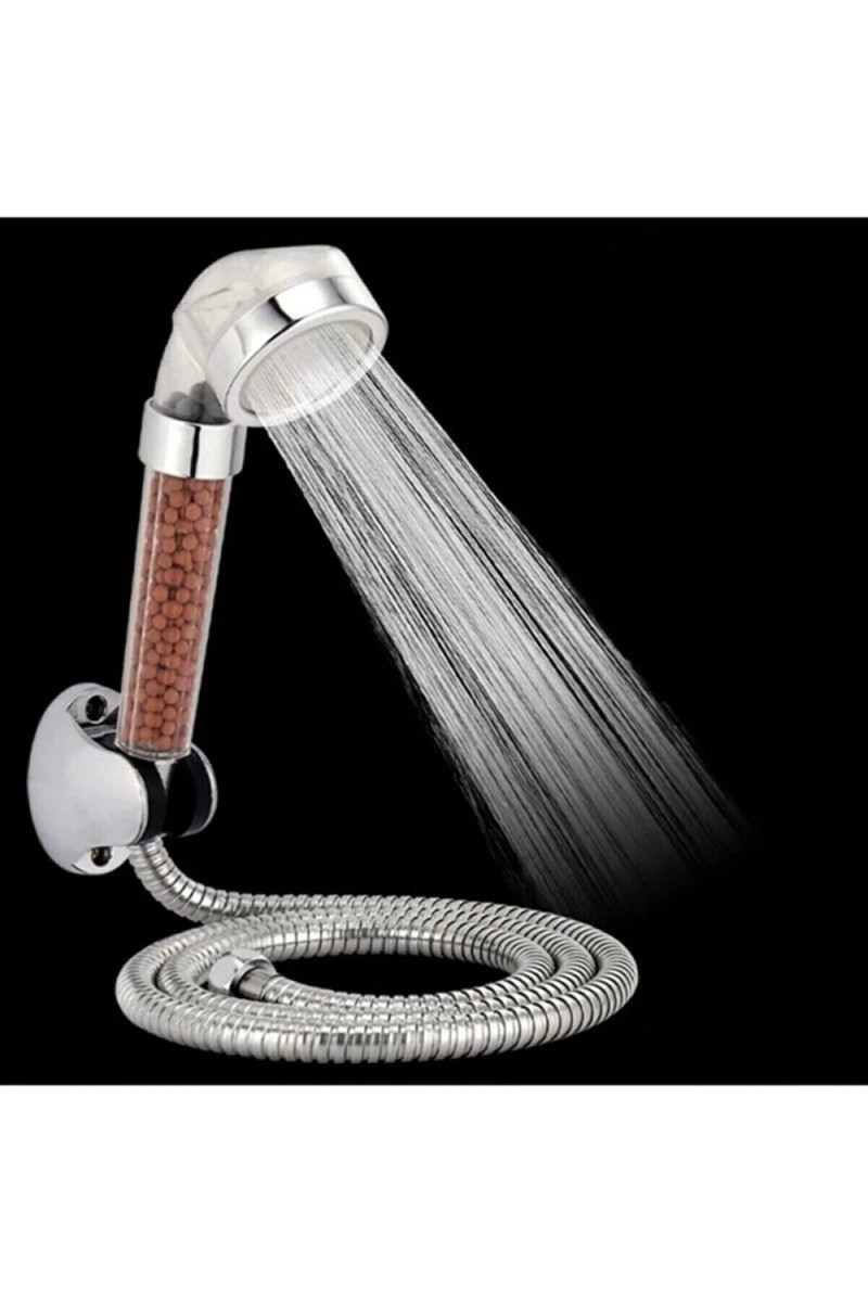 Marsilyan Marsilyan ™- Filtreli ve Su Tasarruflu Arıtmalı Duş Başlığı Seti Boncuklu Başlık Hortum ve Mafsal Set — 2. ürün görseli