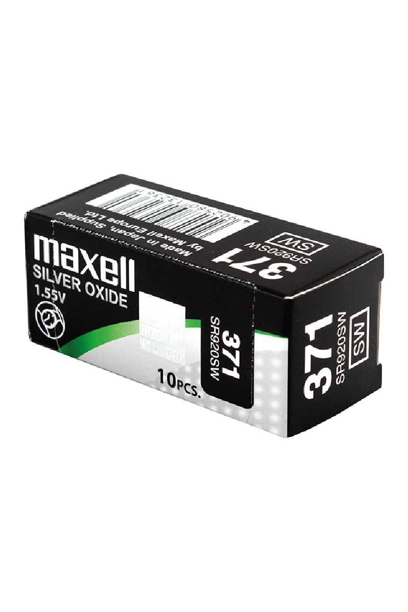 Maxell Maxell 371 SR920SW 1.55V Silver Oxide Saat Pili 10 Adet Uyumlu Cihazlar — 2. ürün görseli