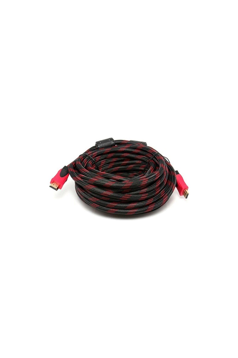 Maxgo 2143 HDMI Kablo 15 Metre 3D 4K Full HD Siyah Kablo TV Uydu Alıcısı Bağlantısı