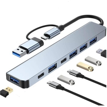 Maxgo Maxgo 3011 7 Port USB 3.0/2.0 Çoğaltıcı Çoklayıcı Type C Modeli ile Hızlı fiyatı ve görseli