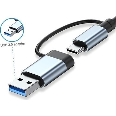 Maxgo Maxgo 3011 7 Port USB 3.0/2.0 Çoğaltıcı Çoklayıcı Type C Modeli ile Hızlı — 4. ürün görseli