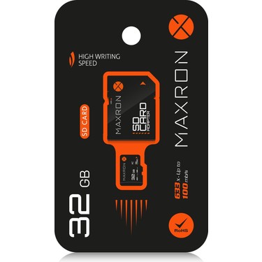 Maxron Maxron 32 GB Hafıza Kartı Adaptör Dahil Up To 100 fiyatı ve görseli