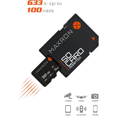 Maxron Maxron 32 GB Hafıza Kartı Adaptör Dahil Up To 100 — 3. ürün görseli