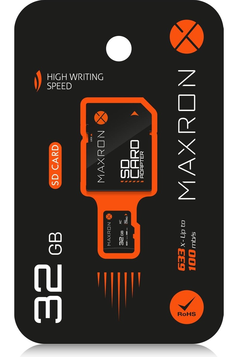 Maxron Maxron 32 GB Hafıza Kartı Adaptör Dahil Up To 100 — 6. ürün görseli