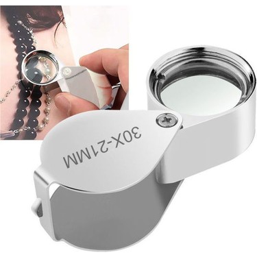 Mbois Mbois Mini Taşınabilir Lup Büyüteç 30X21MM Kuyumcu Tip Büyüteç Jevelers Loupe Pırlanta fiyatı ve görseli