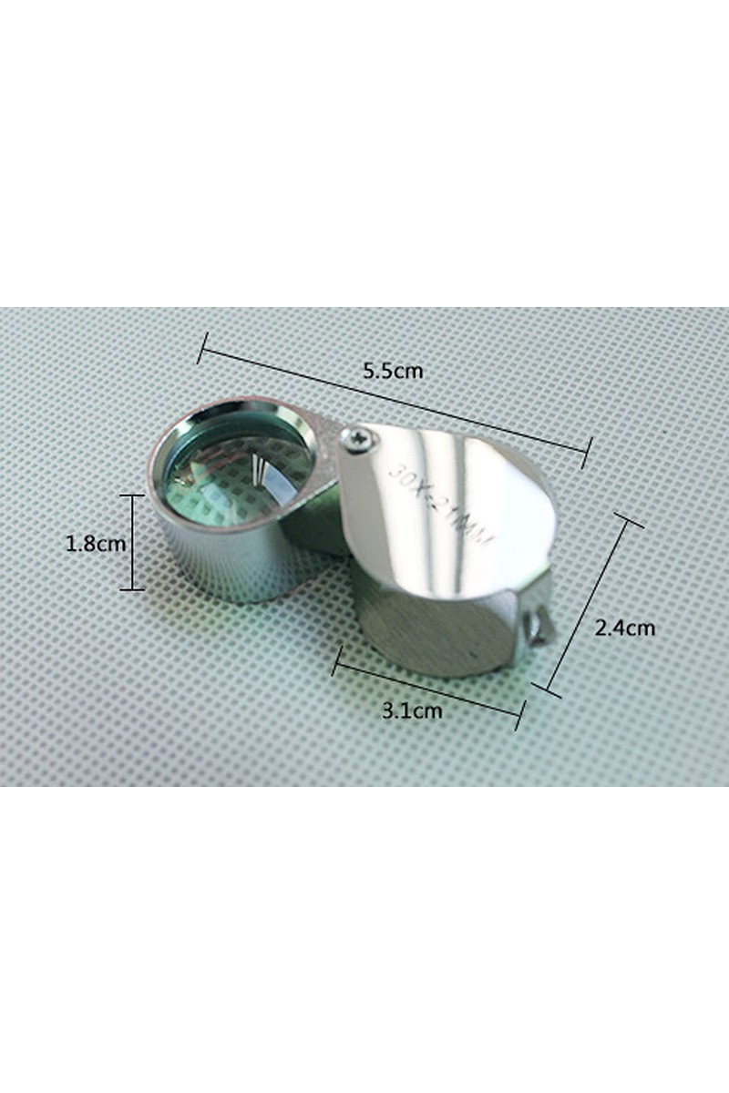 Mbois Mbois Mini Taşınabilir Lup Büyüteç 30X21MM Kuyumcu Tip Büyüteç Jevelers Loupe Pırlanta — 6. ürün görseli