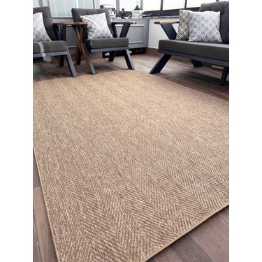 Melaris Halı Melaris Halı Berena Naturel Jüt Halı Örme Kilim Sisal Hasır Halı Mutfak Balkon fiyatı ve görseli