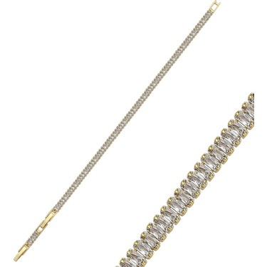 Merano Design Merano Design 4mm 14K Rengi Baget Bileklik Kadınlar İçin Şık Tasarım ve fiyatı ve görseli