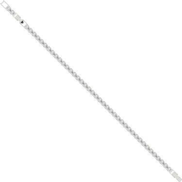 Merano Design Merano Design 4mm Beyaz Su Yolu Bileklik Kadın Kullanıcılar İçin Kristal Taş ve Gümüş fiyatı ve görseli